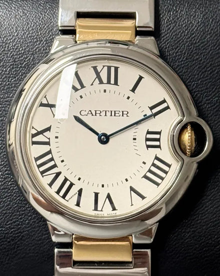 Cartier Ballon Bleu 36MM Quartz Silver Dial Two-Tone Bracelet (3005)