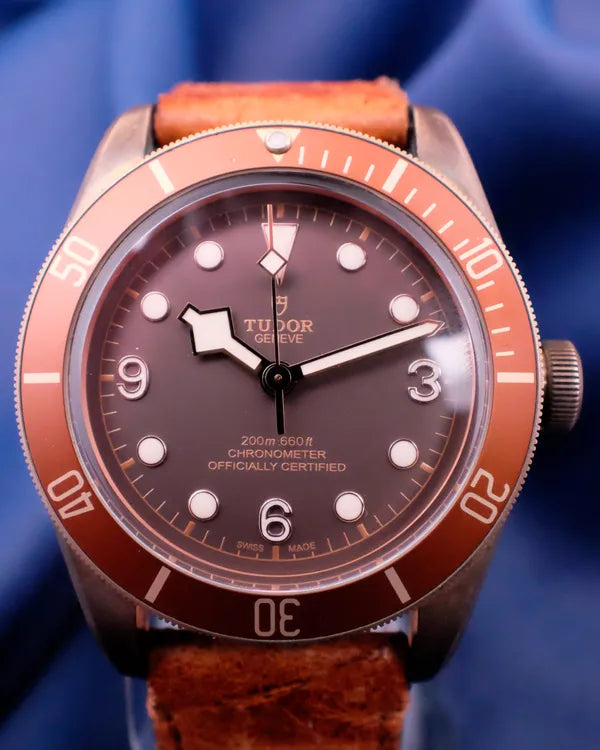 Tudor Black Bay Bronze 43MM Brown Dial Leather Strap (79250BM)