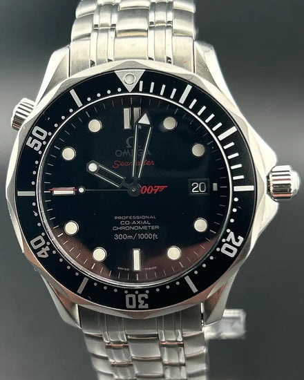 2011 Omega Seamaster Diver 300M "James Bond 007" L.E. 41MM Black Dial Steel Bracelet (212.30.41.20.01.001)