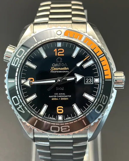 2017 Omega Seamaster Planet Ocean 600M 43.5MM Black Dial Steel Bracelet (215.30.44.21.01.002)