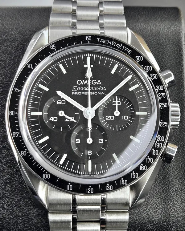 2021 Omega Speedmaster Professional Moonwatch 42MM Black Dial Steel Bracelet (310.30.42.50.01.002)