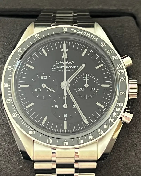 2025 Omega Speedmaster Professional Moonwatch 42MM Black Dial Steel Bracelet (310.30.42.50.01.002)