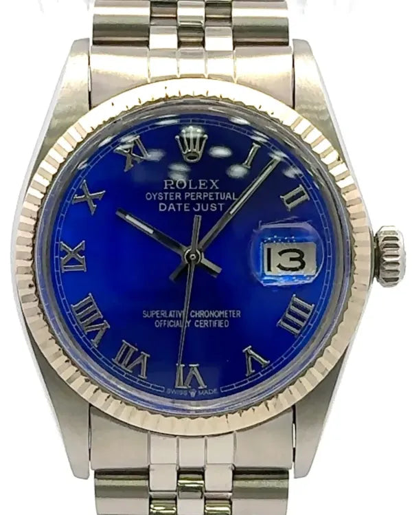 Rolex Datejust 36MM Blue Dial Jubilee Bracelet (16014)