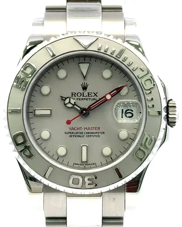 2010 Rolex Yacht-Master 35MM Silver Dial Oyster Bracelet (168622)