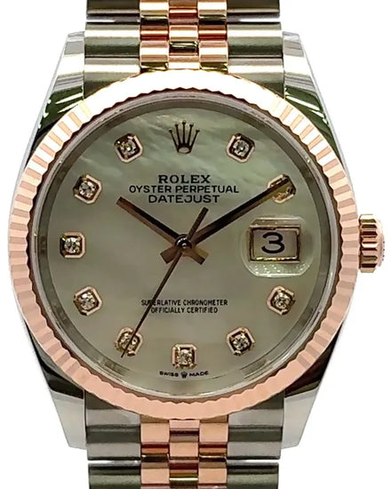 2024 Rolex Datejust 36MM Mother-of-Pearl Dial Two-Tone Jubilee Bracelet (126231)