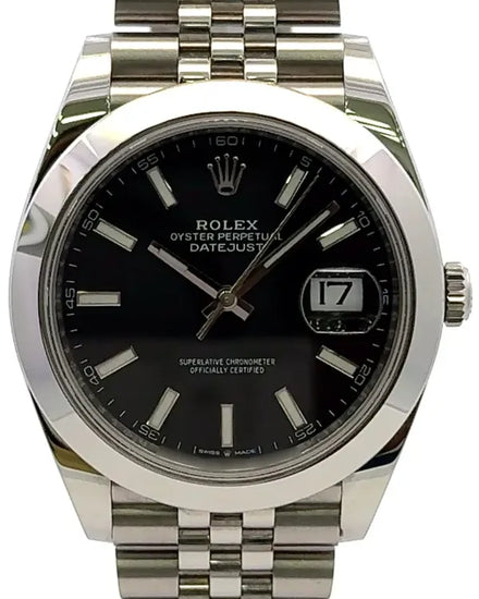 2022 Rolex Datejust 41MM Black Dial Jubilee Bracelet (126300)