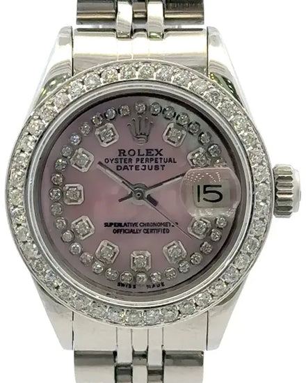 Rolex Lady-Datejust 26MM Aftermarket Mother of Pearl Dial Jubilee Bracelet (6917)