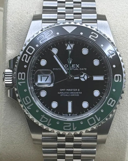 2025 Rolex GMT-Master II "Sprite" 40MM Black Dial Jubilee Bracelet (126720VTNR)
