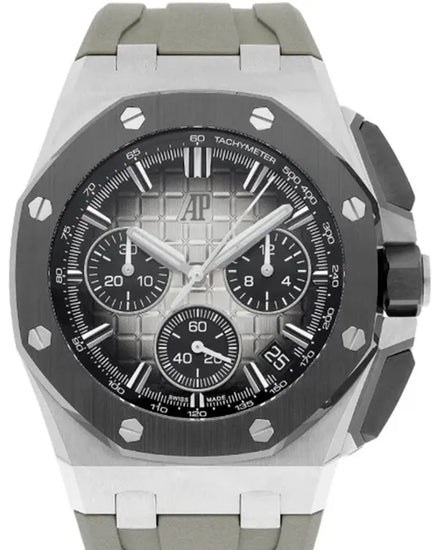 2025 Audemars Piguet Royal Oak Offshore Chronograph 43MM "Smoke Taupe" Dial Rubber Strap (26420SO.OO.A600CA.01)