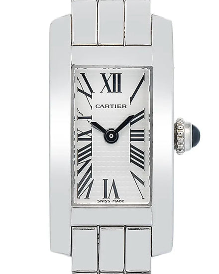 Cartier Lanières 27MM Quartz Silver Dial White Gold Bracelet (W15364W3)