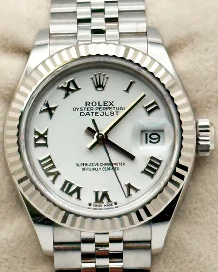 2024 Rolex Lady-Datejust 28MM White Dial Jubilee Bracelet (279174)