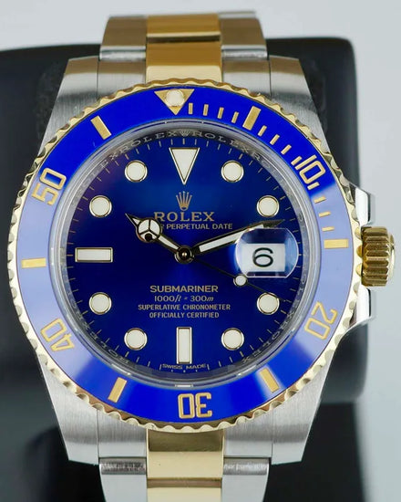 2019 Rolex Submariner Date "Bluesy" 40MM Blue Dial Two-Tone Oyster Bracelet (116613LB)