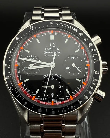 Omega Speedmaster Racing "Michael Schumacher" L.E. 39MM Black Dial Steel Bracelet (3518.50.00)