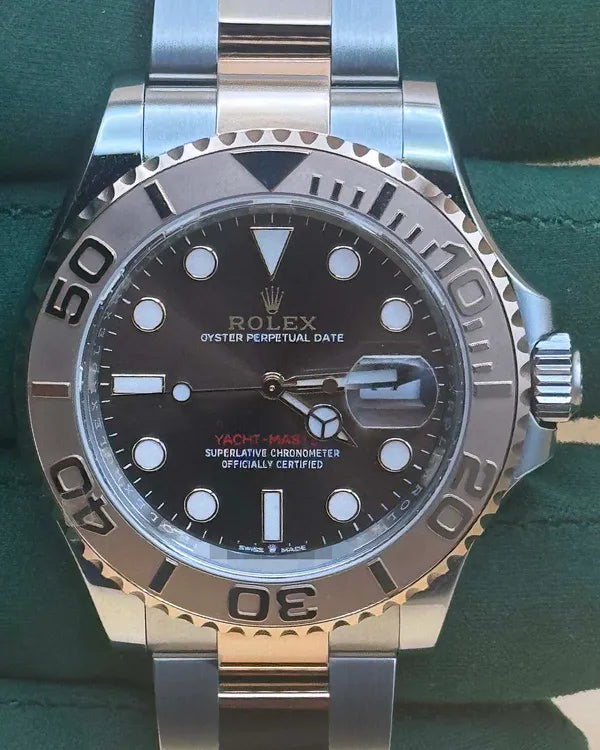2022 Rolex Yacht-Master 40MM Black Dial Two-Tone Oyster Bracelet (126621)