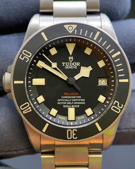 2023 Tudor Pelagos LHD 42MM Black Dial Titanium Bracelet (25610TNL)
