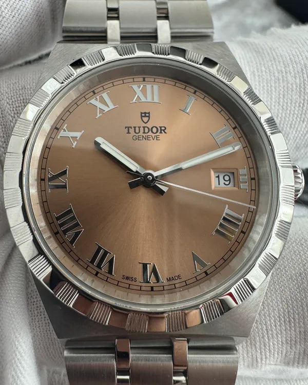 2025 Tudor Royal 38MM Salmon Dial Steel Bracelet (M28500-0007)