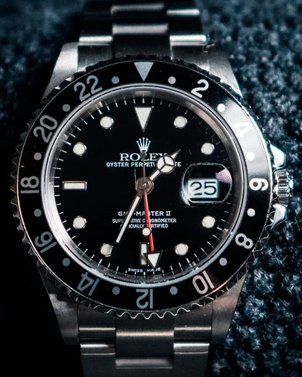 Rolex GMT-Master II 40MM Black Dial Oyster Bracelet (16710LN)
