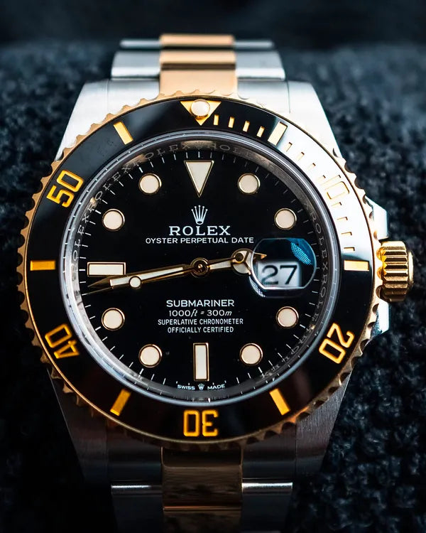 Rolex Submariner 41MM Black Dial Two-Tone Oyster Bracelet (126613LN)