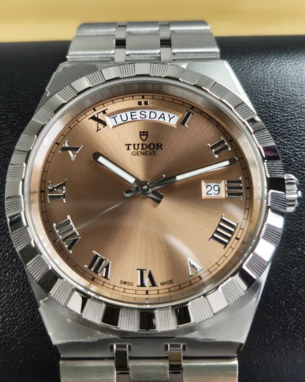 No Reserve - 2025 Tudor Royal 41MM Salmon Dial Steel Bracelet (28600)