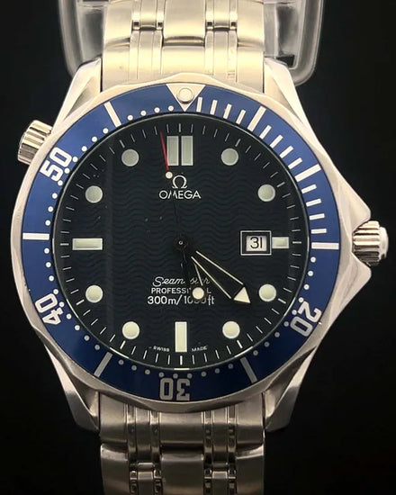 Omega Seamaster Diver 300M 41MM Quartz Blue Dial Steel Bracelet (2541.80.00)