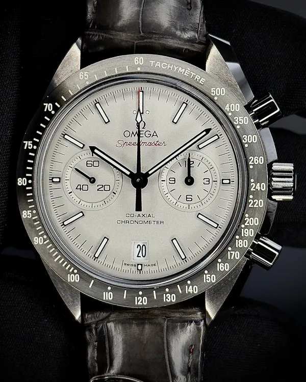 2018 Omega Speedmaster Dark Side of the Moon "Grey Side" 44.25MM Grey Dial Leather Strap (311.93.44.51.99.001)