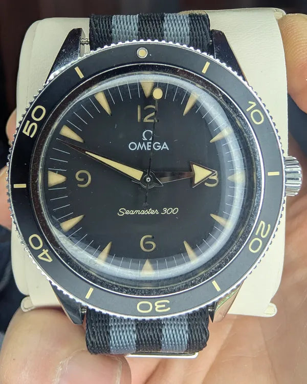 2022 Omega Seamaster Diver 300M 41MM Black Dial Textile Strap (234.32.41.21.01.001)
