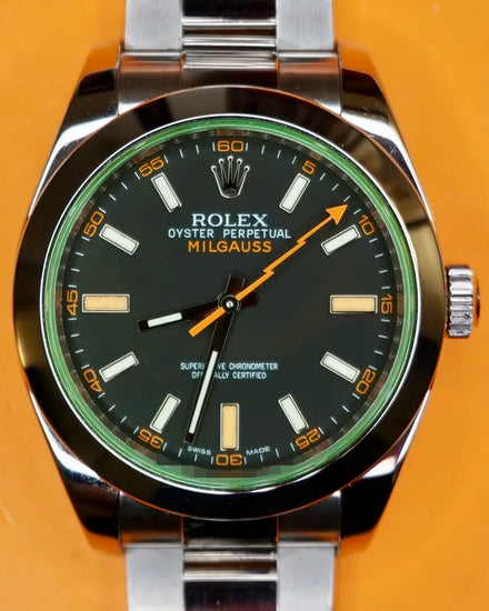 2011 Rolex Milgauss 40MM Black Dial Oyster Bracelet (116400V)
