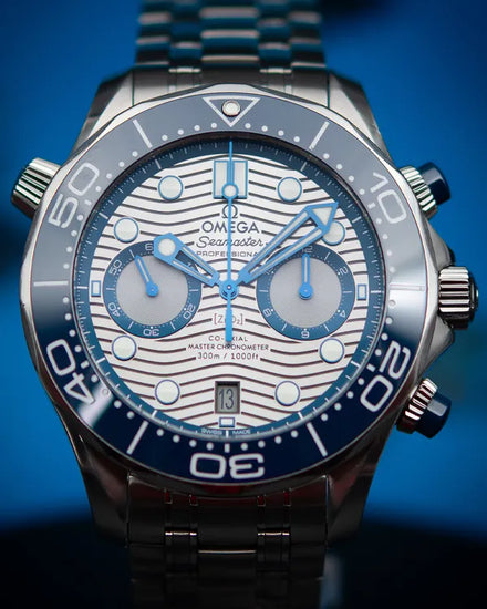2022 Omega Seamaster Diver 300M 44MM Grey Dial Steel Bracelet (210.30.44.51.06.001)