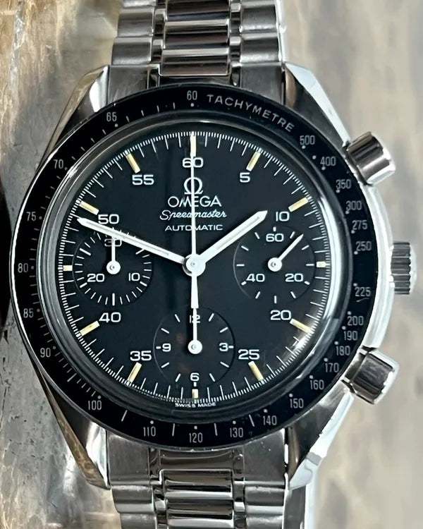 Omega Speedmaster Reduced 39MM Black Dial Steel Bracelet (3510.50.00)