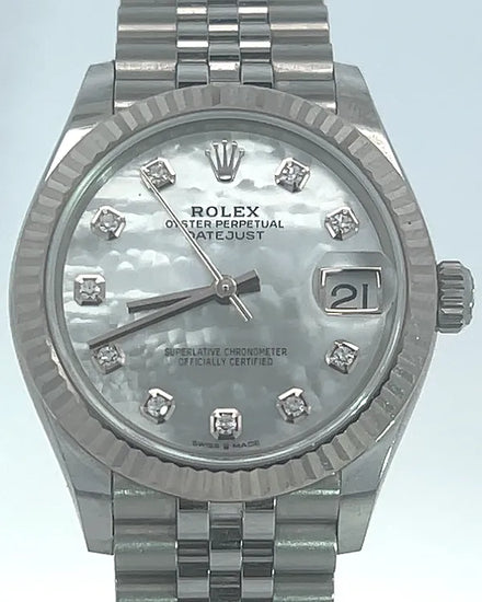 2022 Rolex Datejust 31MM Mother of Pearl Dial Jubilee Bracelet (278274)