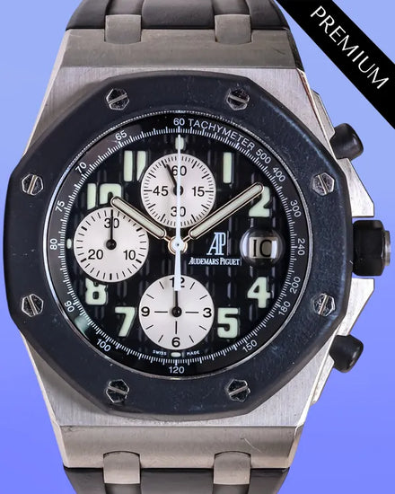 2005 Audemars Piguet Royal Oak Offshore 42MM Black Dial Rubber Strap (25940SK.OO.D002CA.01)