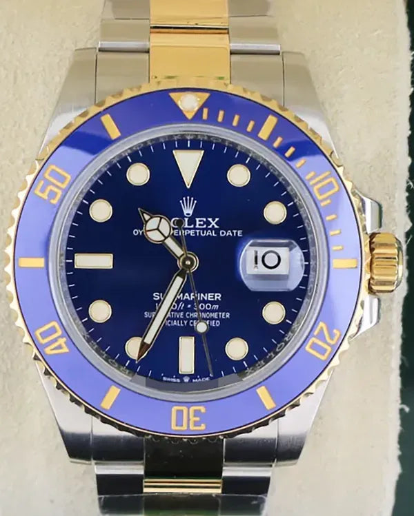 2022 Rolex Submariner "Bluesy" 41MM Blue Dial Two-Tone Oyster Bracelet (126613LB)