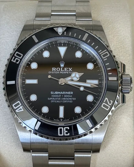 2025 Rolex Submariner No Date 41MM Black Dial Oyster Bracelet (124060)