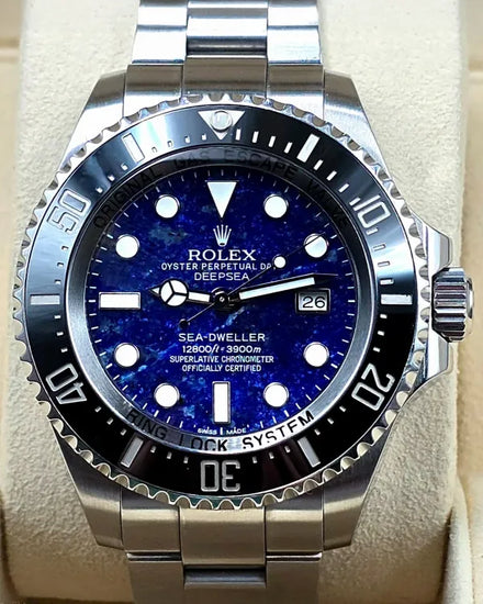 2015 Rolex Sea-Dweller Deepsea 44MM Aftermarket Lapis Lazuli Dial Oyster Bracelet (116660)