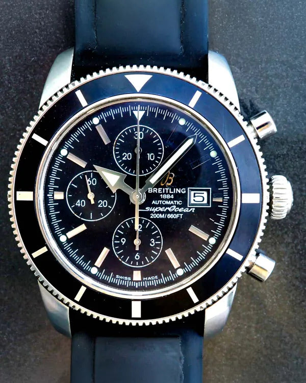 2018 Breitling Superocean Heritage S.E. 46MM Black Dial Rubber Strap (A1332024/B908)