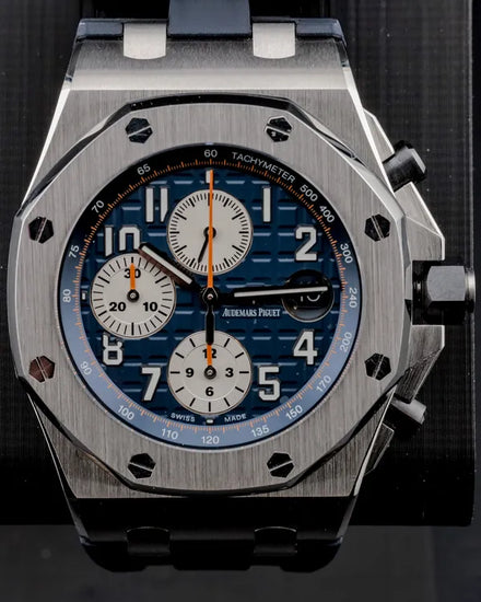 2016 Audemars Piguet Royal Oak Offshore "Navy" 42MM Blue Dial Rubber Strap (26470ST.OO.A027CA.01)