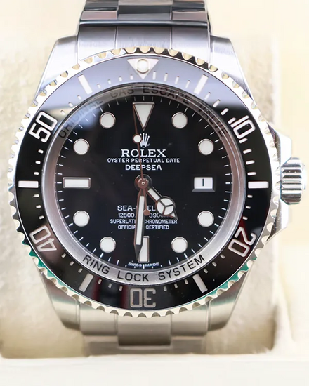 2012 (G Serial) Rolex Sea-Dweller Deepsea 44MM Black Dial Oyster Bracelet (116660)