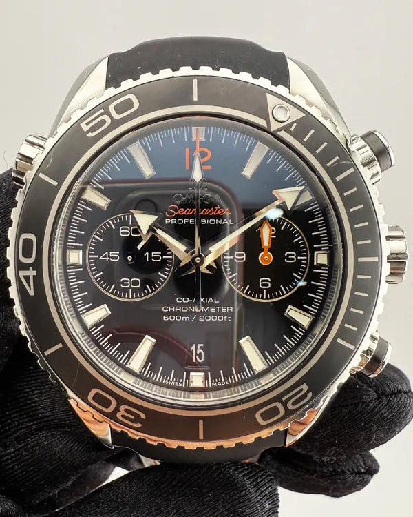 2013 Omega Seamaster Planet Ocean 600M Black Dial Rubber Strap (232.32.46.51.01.005)