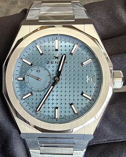 2025 Zenith Defy Skyline 41MM Ice Blue Dial Steel Bracelet (03.9300.3620/15.I001)