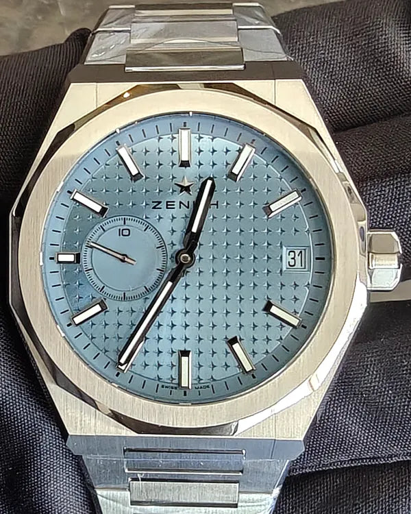 2025 Zenith Defy Skyline 41MM Ice Blue Dial Steel Bracelet (03.9300.3620/15.I001)