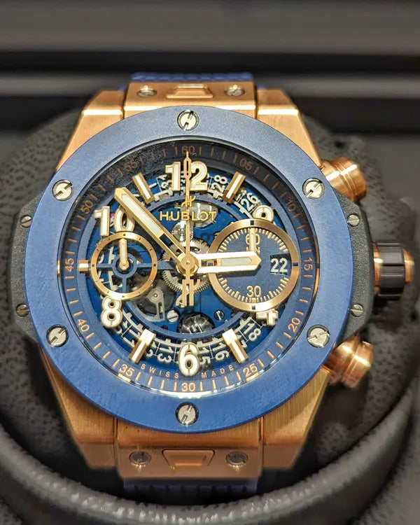 No Reserve - 2022 Hublot Big Bang Unico 44MM Skeleton Dial Rubber Strap (421.OL.5180.RX)
