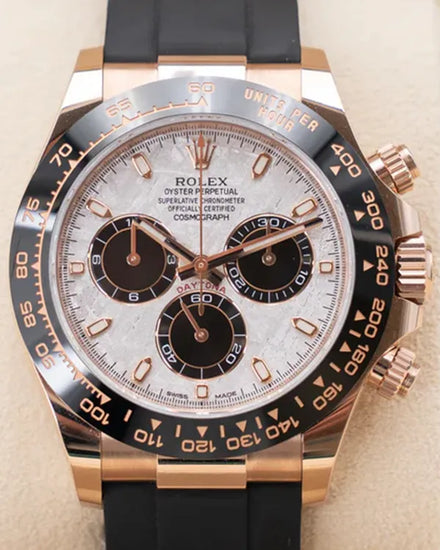 2022 Rolex Cosmograph Daytona 40MM Meteorite Dial Rubber Strap (116515LN)