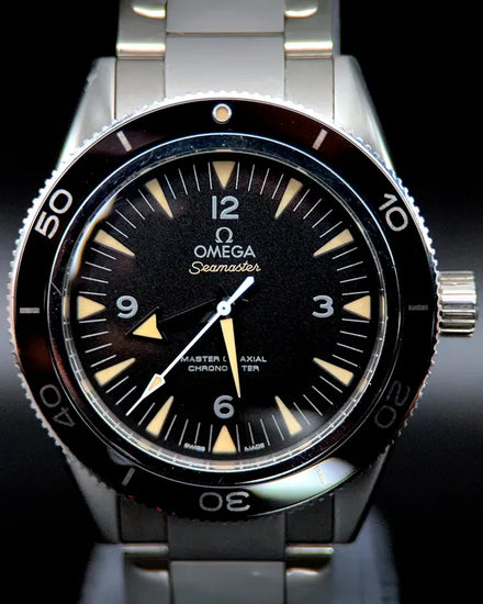 Omega Seamaster 300 41MM Black Dial Steel Bracelet (233.30.41.21.01.001)