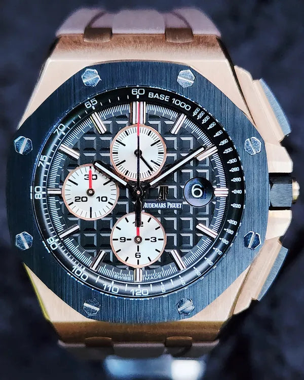 2014 Audemars Piguet Royal Oak Offshore Chronograph 44MM Black Dial Rubber Strap (26401RO.OO.A002.CA.01)