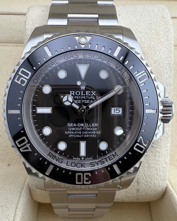 2019 Rolex Sea-Dweller Deepsea 44MM Black Dial Oyster Bracelet (126660)