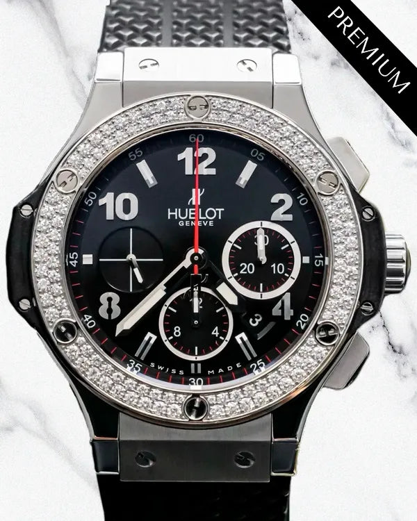 2013 Hublot Big Bang 44MM Black Dial Rubber Strap (301.SX.130.RX.114)