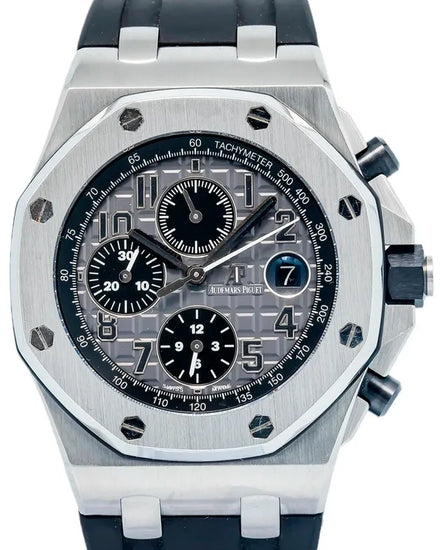 Audemars Piguet Royal Oak Offshore Chronograph "Elephant" 42MM Grey Dial Rubber Strap (26470ST.OO.A104CR.01)