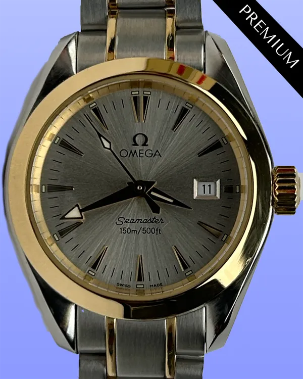 Omega Seamaster Aqua Terra 29.2MM Silver Dial Two-Tone Bracelet (2377.30.00)