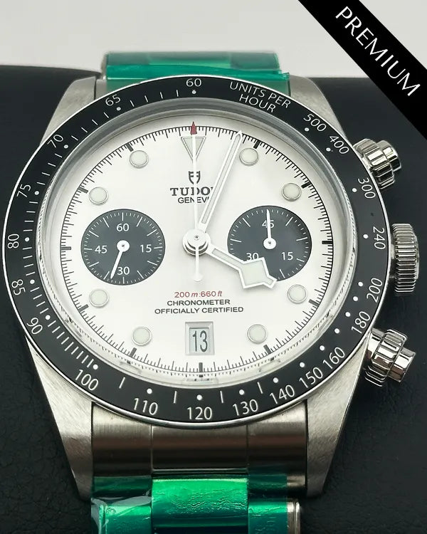 2024 Tudor Black Bay Chrono "Panda" 41MM White Dial Steel Bracelet (79360N)