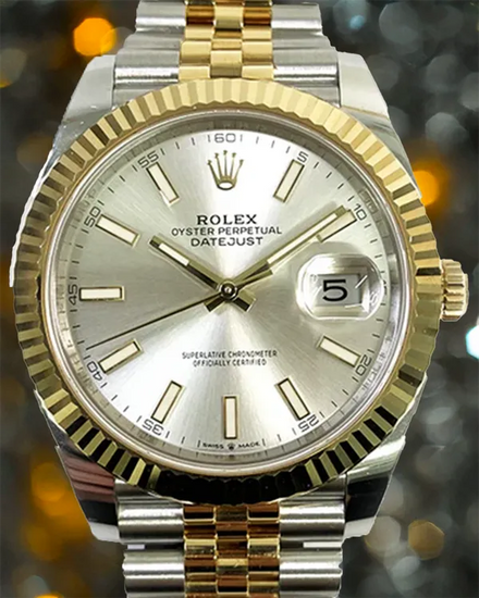 2019 Rolex Datejust 41MM Silver Dial Two-Tone Jubilee Bracelet (126333)